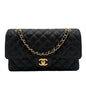 2005 Chanel Black Caviar Medium Double Flap Bag