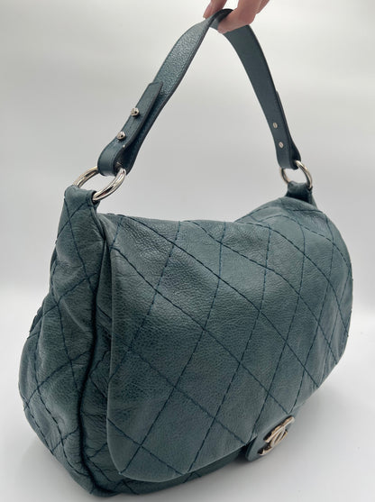 2011 Chanel Quilted Chanel Bag-Blue
