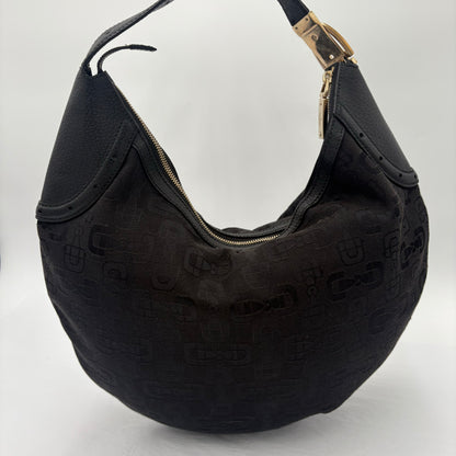 Gucci Horsebit Canvas Glam Large Hobo