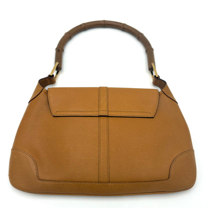 Gucci Tan Jackie Bamboo Handle