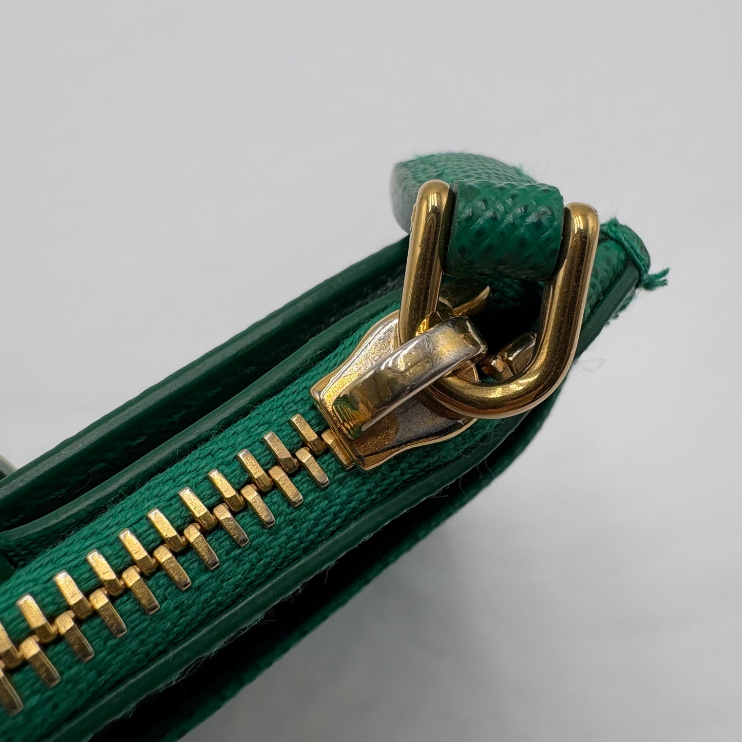 Prada Saffiano And Smooth Leather Card Holder
