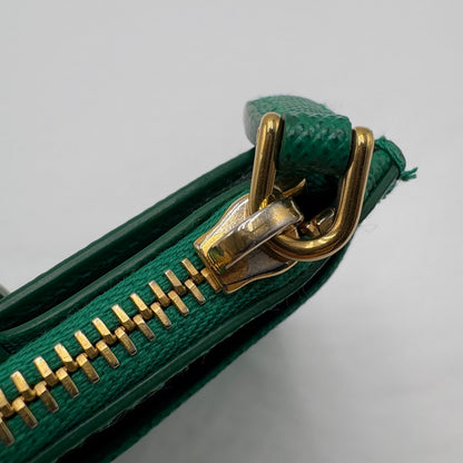 Prada Saffiano And Smooth Leather Card Holder