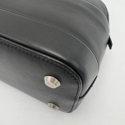 Balenciaga Calfskin Leather Ville Satchel Bag