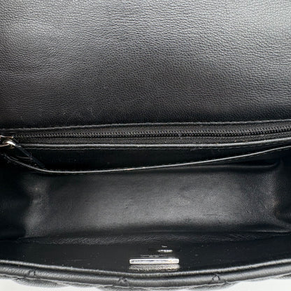 Chipped Chanel Top Handle Mini Flap Bag