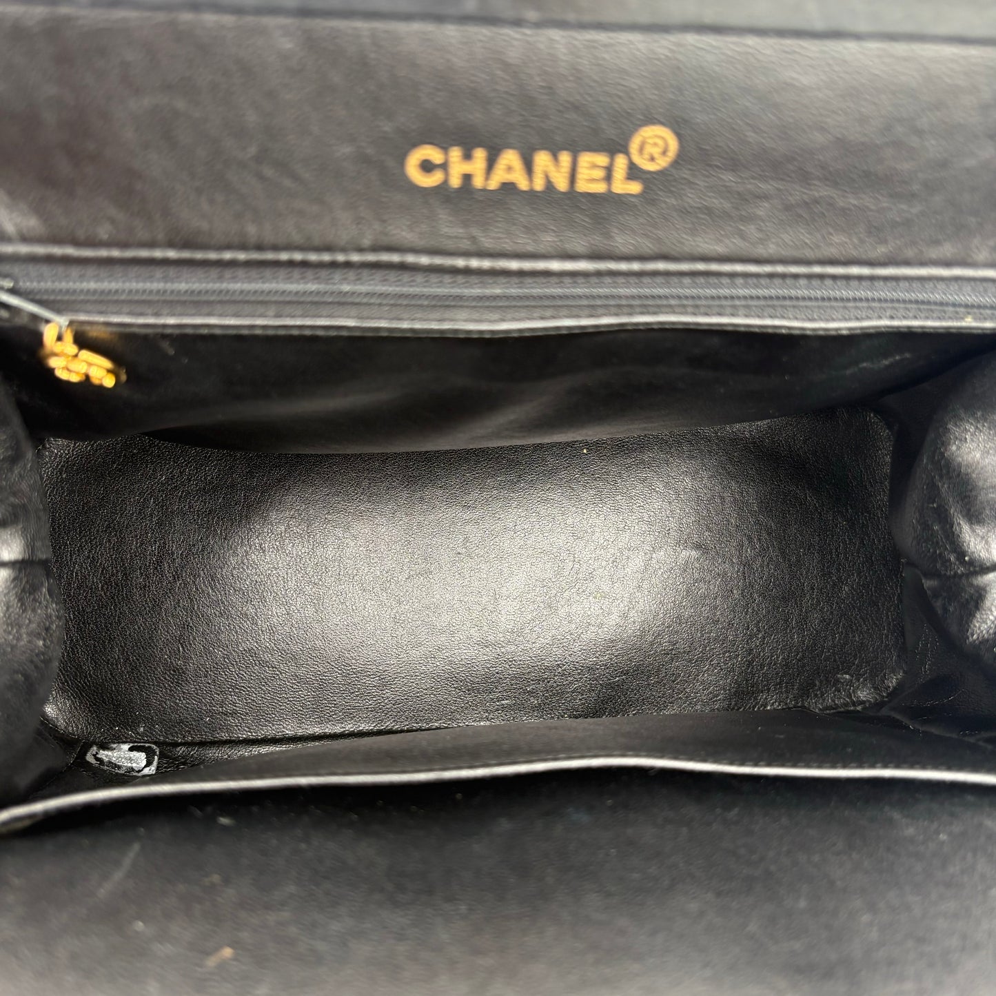 1996-1997 Chanel Lambskin Kisslock Tote