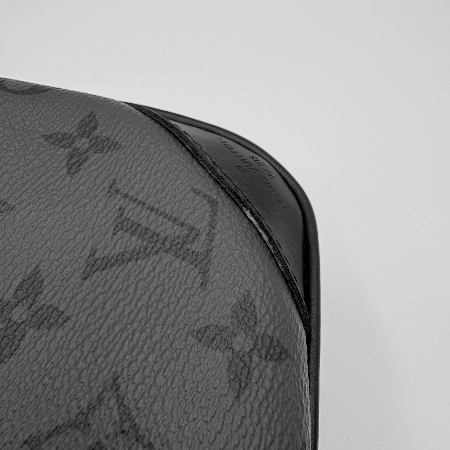 Chipped Louis Vuitton Eclipse Trio Messenger Bag