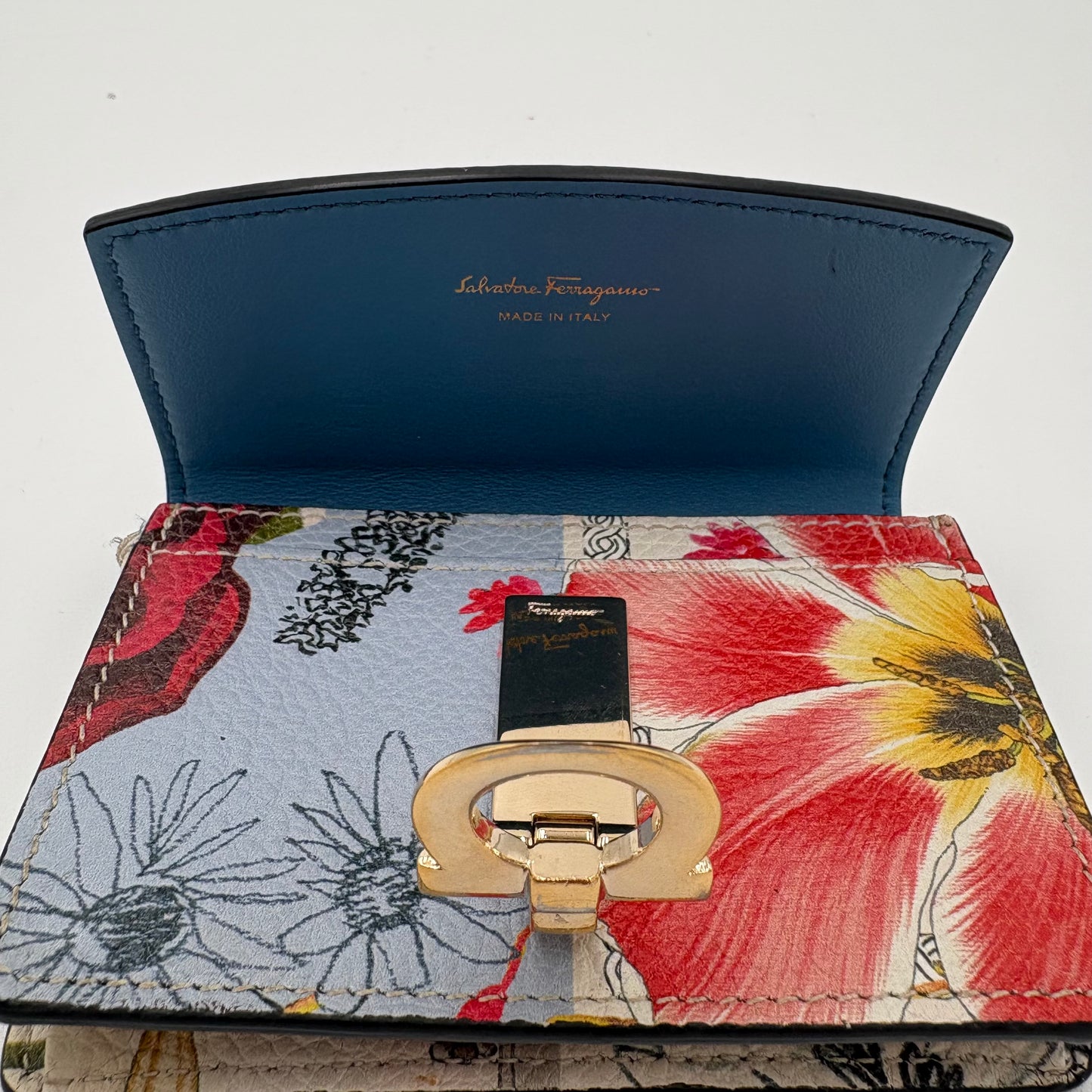 Ferragamo Gancini Key and Card Case