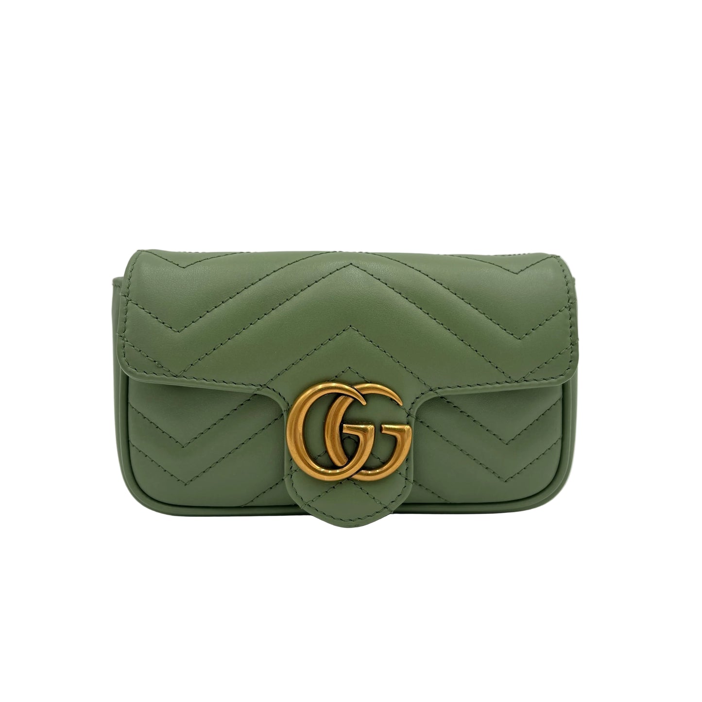 Gucci Marmont Super Mini Sage Green