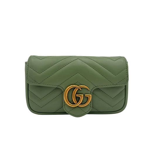 Gucci Marmont Super Mini Sage Green