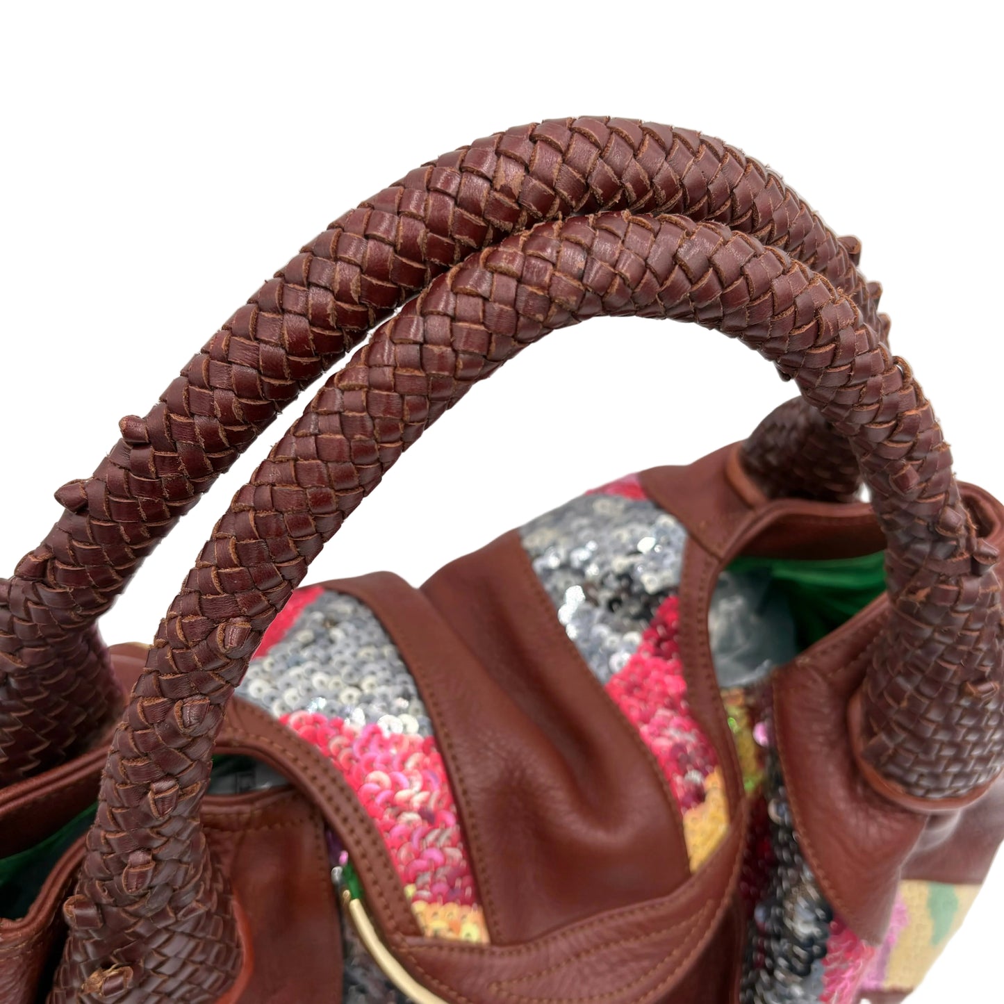 Limited Edition Fendi Leather Sequin Spy Bag