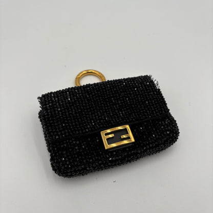 Fendi Nano Beaded Baguette Charm/Mini Bag