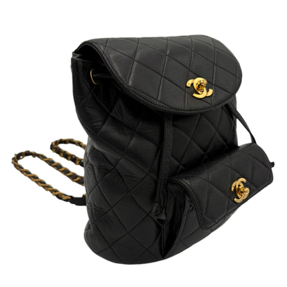 1994-96 Chanel Quilted Lambskin Duma Backpack