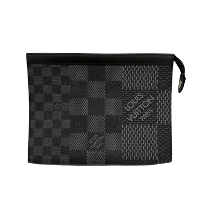 Chipped Louis Vuitton 3D Pochette Voyage Clutch Bag