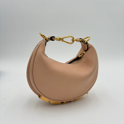 Fendigraphy Vitello Grace Mini Hobo Bag