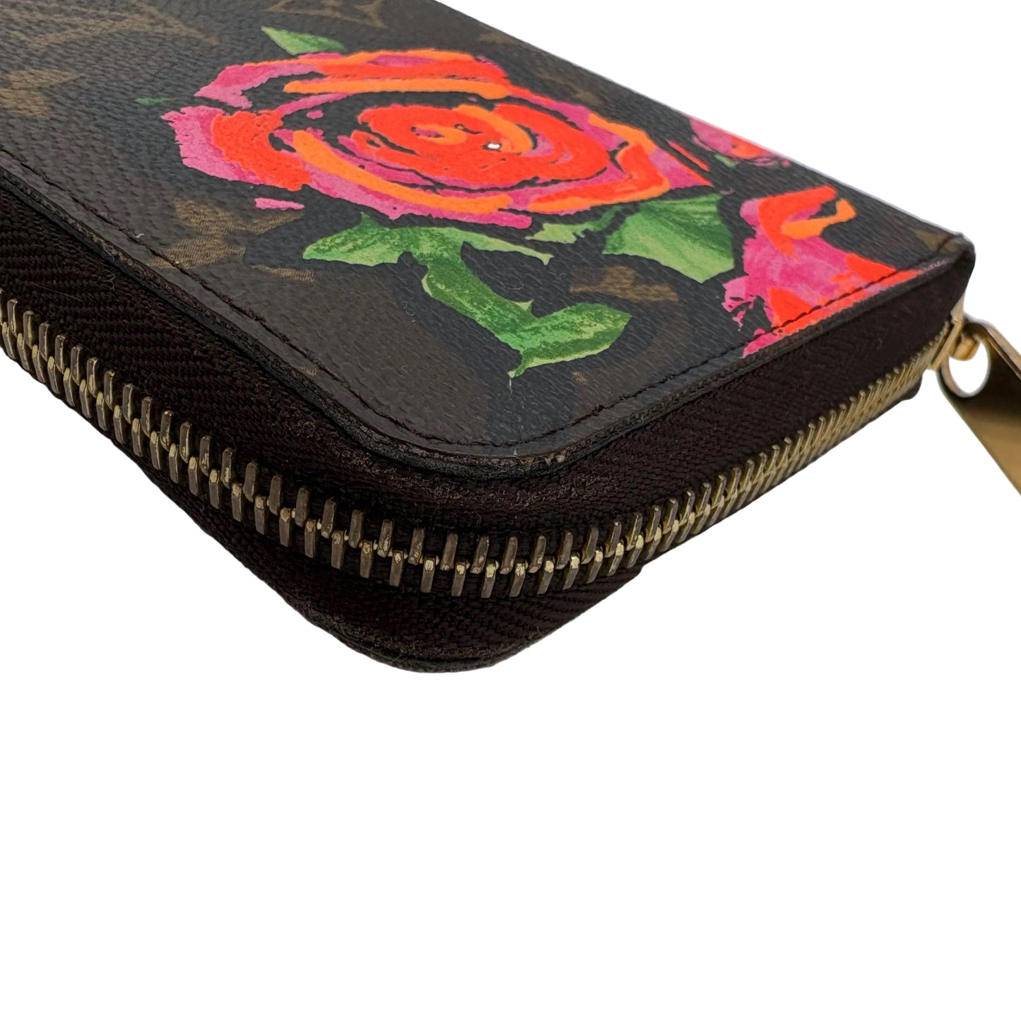 MINT Louis Vuitton Limited Edition Stephen Sprouse Roses Zippy Wallet