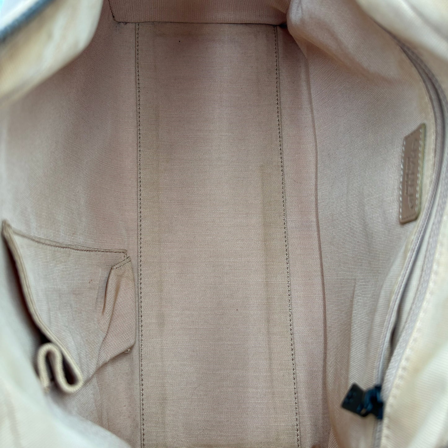 Chanel Surpique Wild Stitch Bag-Light Camel : Large