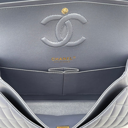 Chipped Chanel Quilted Lambskin Classic Double Flap
