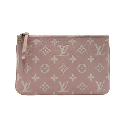 Louis Vuitton Double Zipper Pochette: Pink