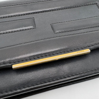 Fendi Vitello Flamingo Tube Wallet On Chain