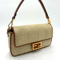Fendi Raffia King Lucido Baguette
