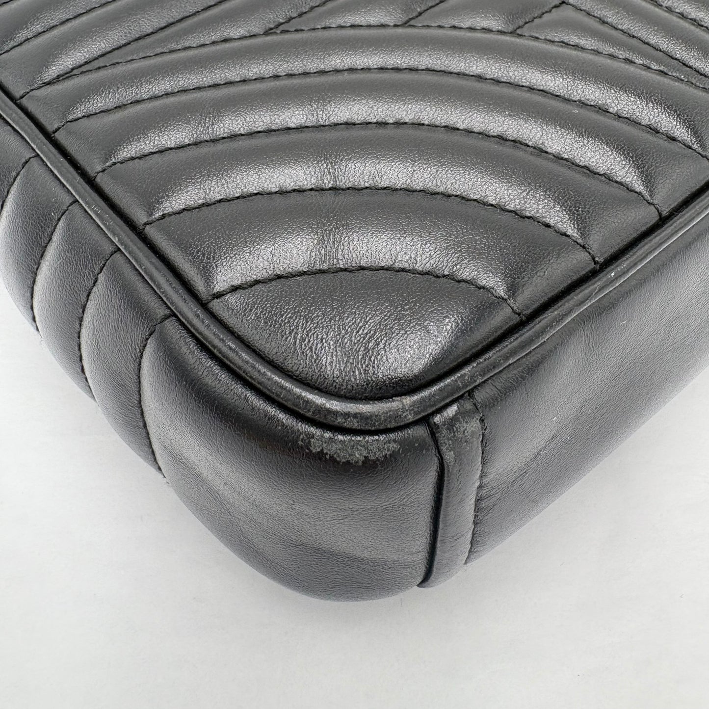 Prada Diagramme Quilted Leather Flap Bag