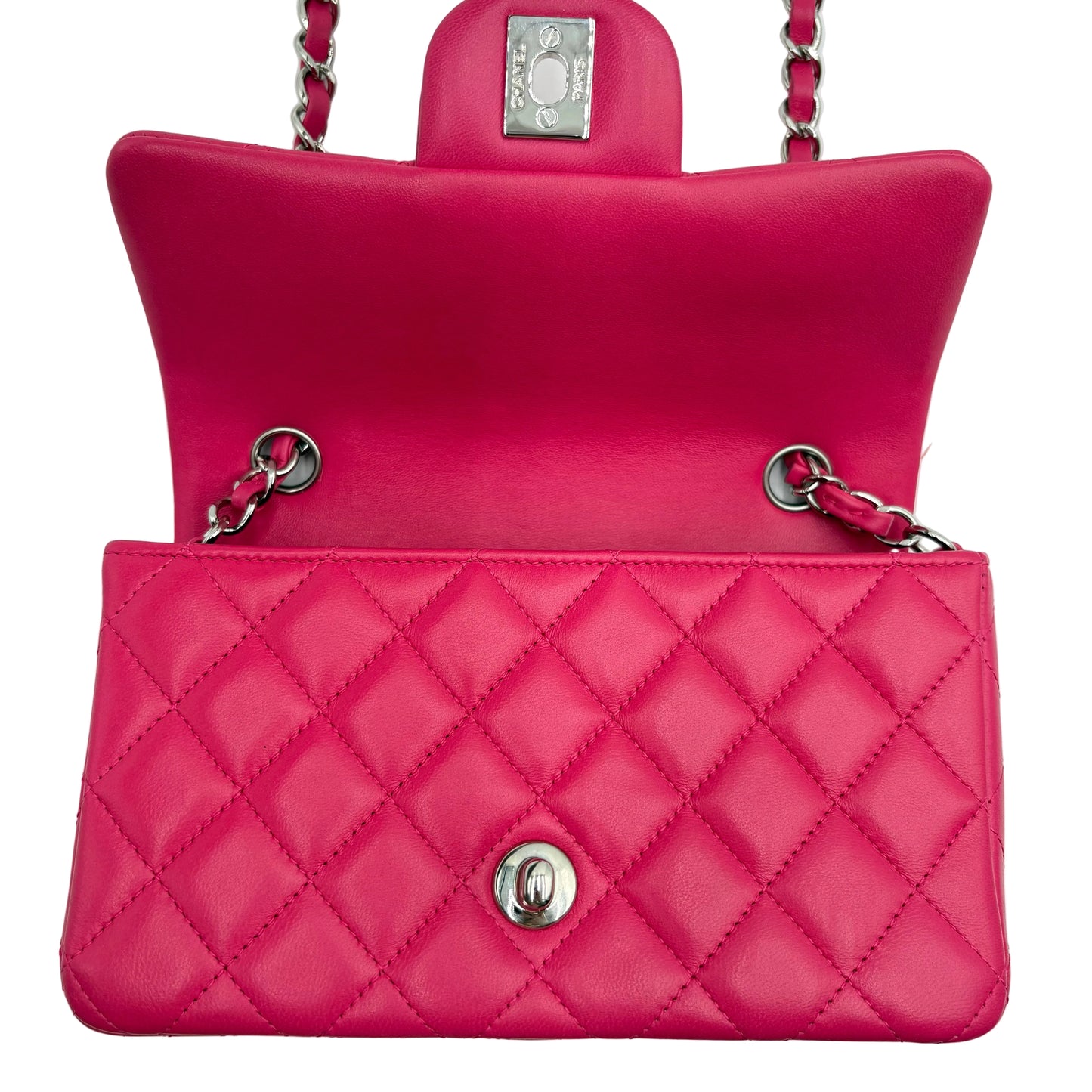 2017-18 Chanel Mini Rectangle Single Flap Bag