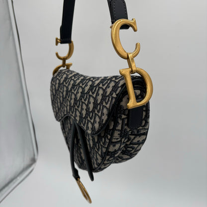 2024 Christian Dior Saddle Bag Oblique Jacquard