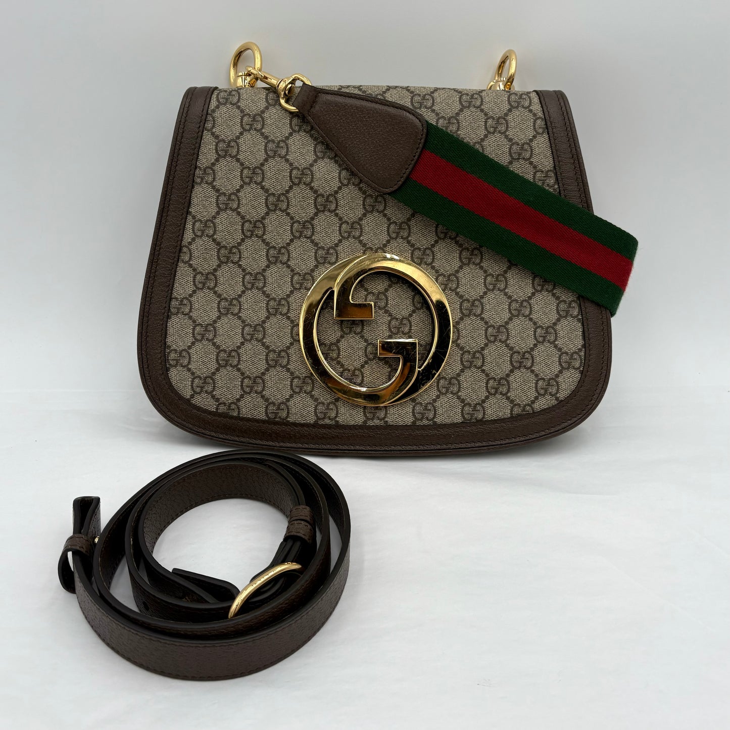 Gucci Blondie Shoulder Bag w/2 Straps