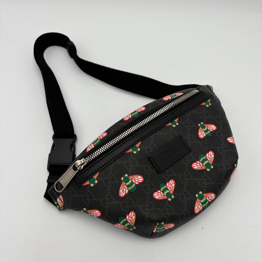 Gucci Bestiary Bee GG Printed GG Belt Bag