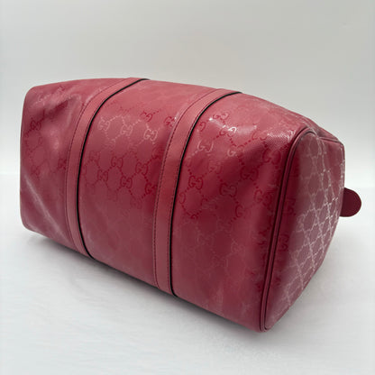 Gucci Joy Boston Bag GG Coated Canvas