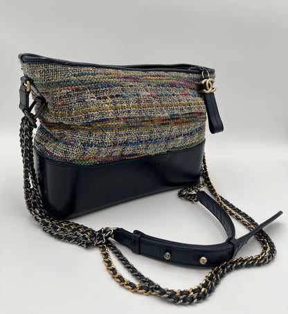 Chanel Gabrielle Hobo Tweed Bag