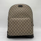 Gucci Monogram Black Leather Backpack