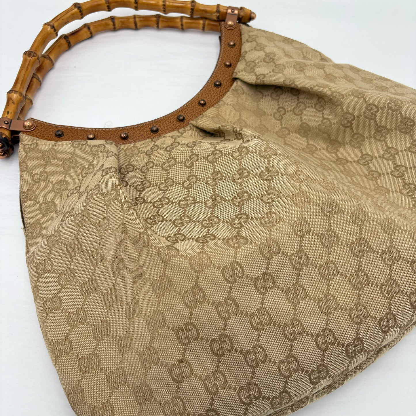 2004/05 Gucci Studded Bamboo Top Handle Hobo