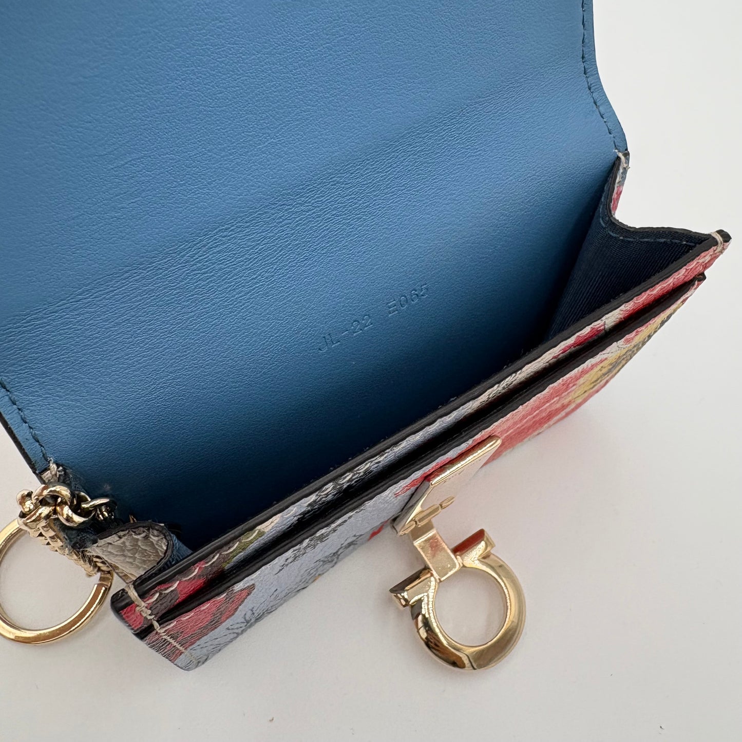 Ferragamo Gancini Key and Card Case