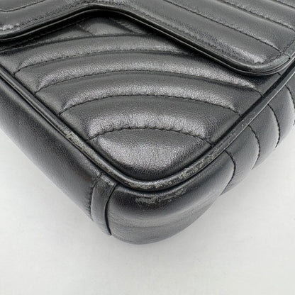 Prada Diagramme Quilted Leather Flap Bag