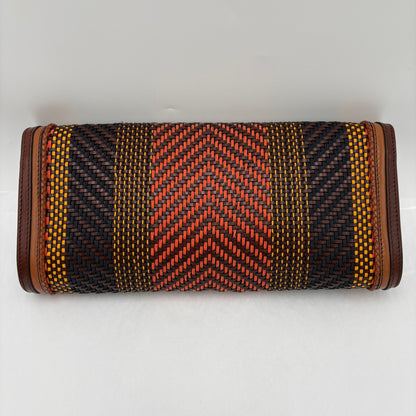 Burberry Prorsum Woven Margot Clutch