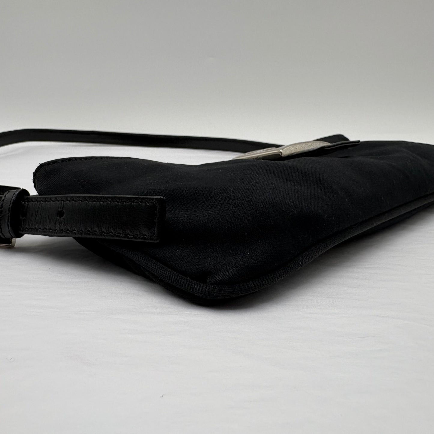 Vintage Fendi Nylon Flat Baguette