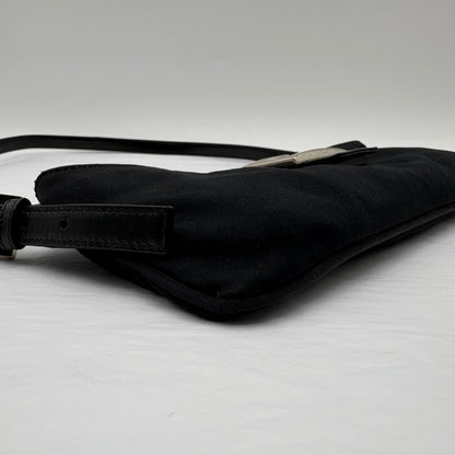 Vintage Fendi Nylon Flat Baguette
