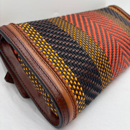 Burberry Prorsum Woven Margot Clutch