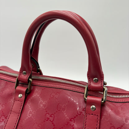 Gucci Joy Boston Bag GG Coated Canvas