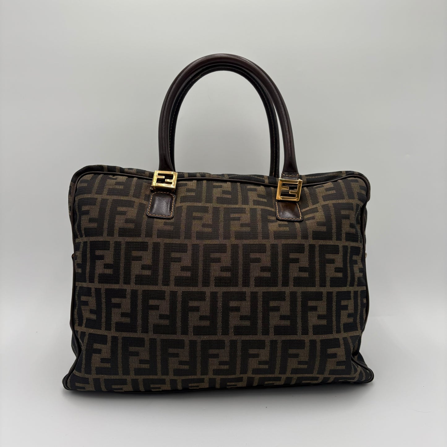 Y2K Fendi Zucca FF Top Handle Bag