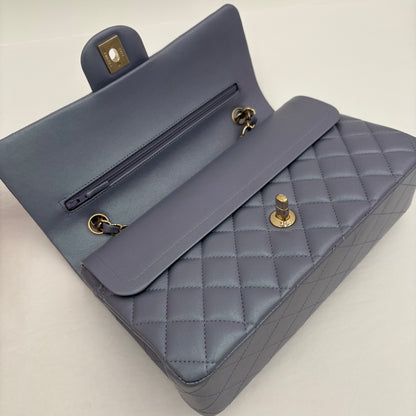 Chipped Chanel Quilted Lambskin Classic Double Flap
