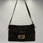 Vintage Double Pouch FF Zucca Baguette