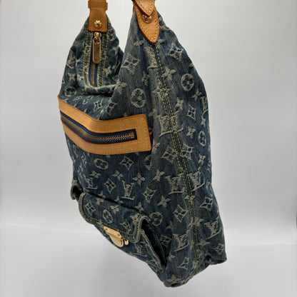 2006 Louis Vuitton Baggy Handbag Denim GM