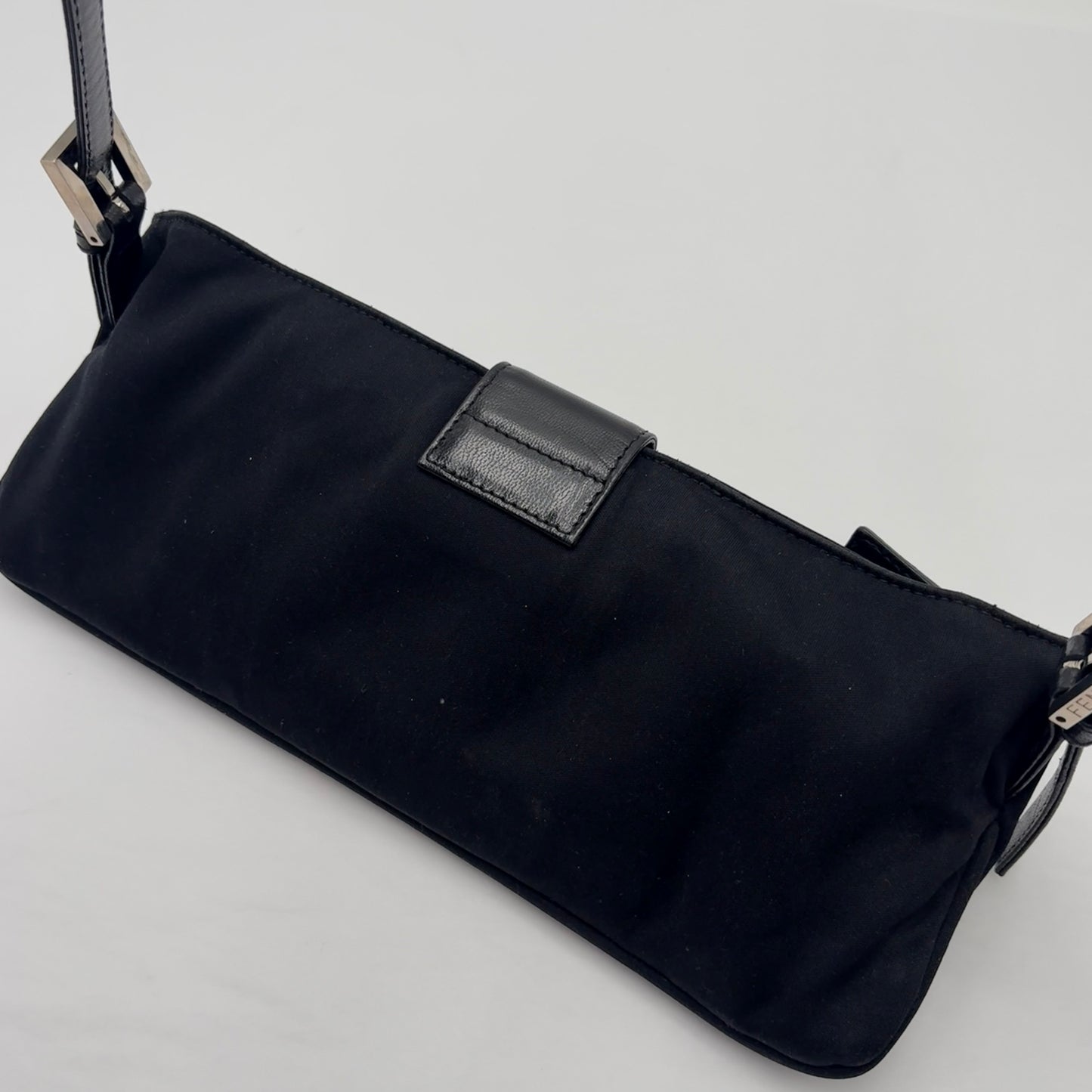 Vintage Fendi Nylon Flat Baguette