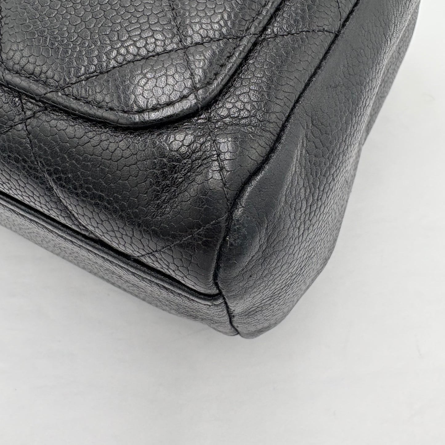1994-96 Chanel Quilted Caviar Single Flap