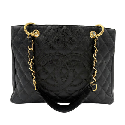 2008/09 Chanel Grand Shopping Tote-Black Caviar
