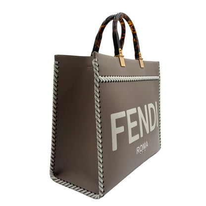 Fendi Sunshine Leather Tote