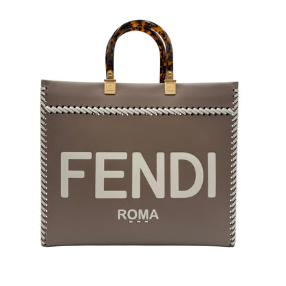 Fendi Sunshine Leather Tote
