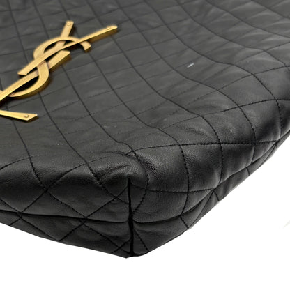 YSL Saint Laurent Quilted Icare Shopping Tote